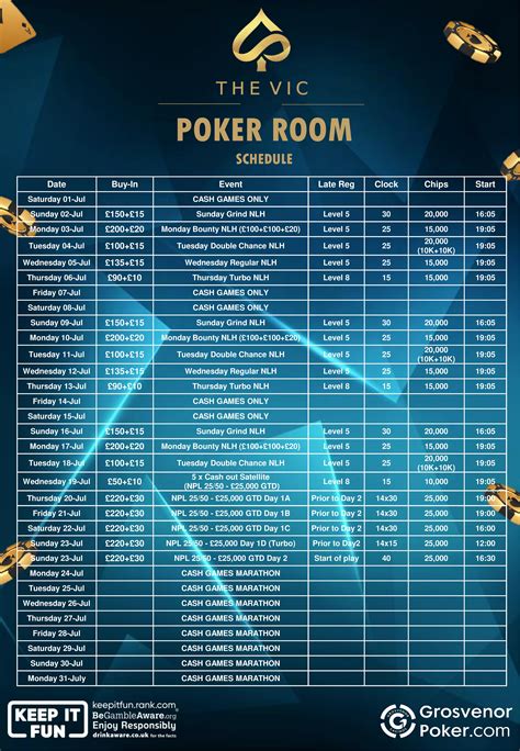 the vic poker room.